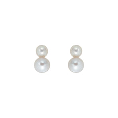 DUETA PEARL STUDS - FIXED - SMALL