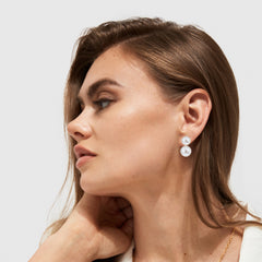 DUET PEARL STUDS - DANGLE - X LARGE