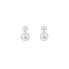 DUET PEARL STUDS - DANGLE - SMALL