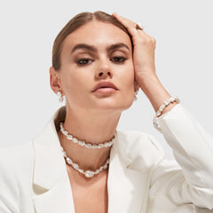 DUET MERMAIA KESHI PEARL EARRINGS