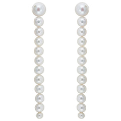 PLUVIA PEARL EARRINGS - LONG