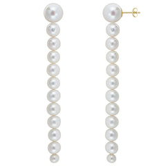 PLUVIA PEARL EARRINGS - LONG