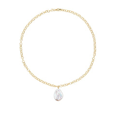 AELIA LARGE BAROQUE PEARL NECKLACE