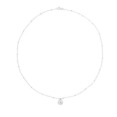 SPHERA FINE CHAIN PEARL NECKLACE