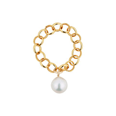 AELIA PEARL CHAIN RING