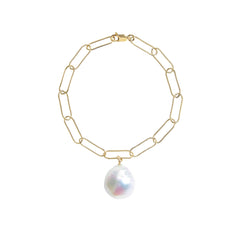 AURELIA BAROQUE PEARL CHAIN BRACELET