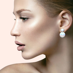 DUET ICE OPAL EARRINGS