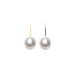 ARCHI DROP PEARL HOOK EARRINGS