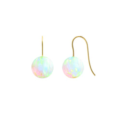 SEA OPAL HOOK EARRINGS | LARGE