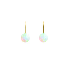 SEA OPAL HOOK EARRINGS | SMALL