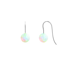 SEA OPAL HOOK EARRINGS | SMALL