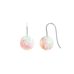 SUN OPAL HOOK EARRINGS | LARGE