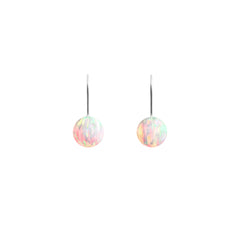 SUN OPAL HOOK EARRINGS | SMALL
