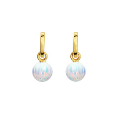 ICE OPAL HOOP EARRINGS