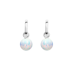 ICE OPAL HOOP EARRINGS