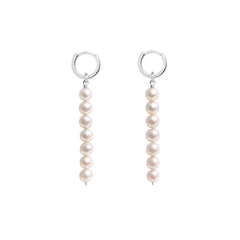 LINEA PEARL HOOP EARRINGS