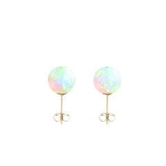 SEA OPAL STUD EARRINGS