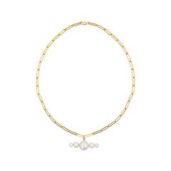 AETIA LINEA PEARL CHAIN NECKLACE