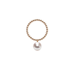 ORB WHITE PEARL RING