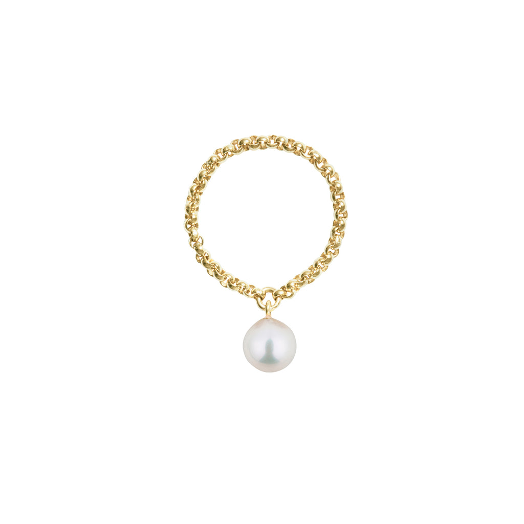 AILA PEARL CHAIN RING