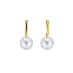 AETIS PEARL HOOP EARRINGS - FIXED - LARGE