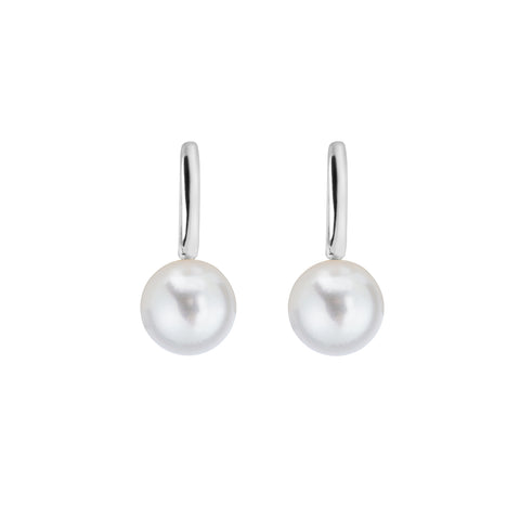AETIS PEARL HOOP EARRINGS - FIXED - LARGE