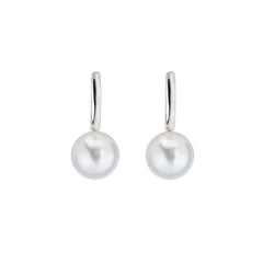 AETIS PEARL HOOP EARRINGS - FIXED - LARGE