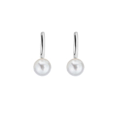 AETIS PEARL HOOP EARRINGS - FIXED - MEDIUM