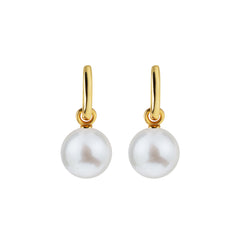 AETIA PEARL HOOP EARRINGS - X LARGE