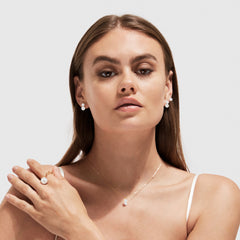 DUET PEARL STUDS - DANGLE - SMALL