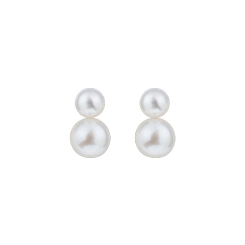 DUETA PEARL STUDS - LARGE