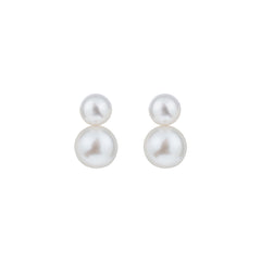 DUETA PEARL STUDS - LARGE