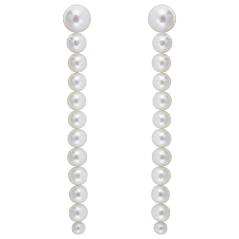 PLUVIA PEARL EARRINGS - LONG