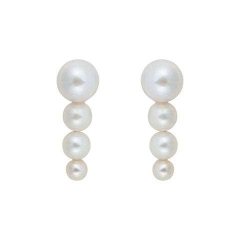 PLUVIA PEARL EARRINGS - SHORT