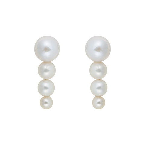 PLUVIA PEARL EARRINGS - SHORT