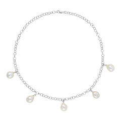 AELIA BAROQUE PEARL CHAIN NECKLACE