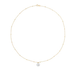 SPHERA FINE CHAIN PEARL NECKLACE