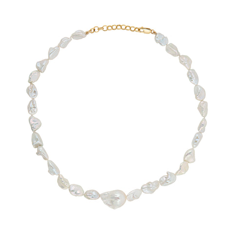 MERMAI KESHI & BAROQUE PEARL NECKLACE