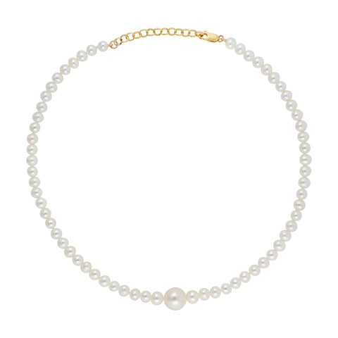 PLUA ROUND PEARL NECKLACE