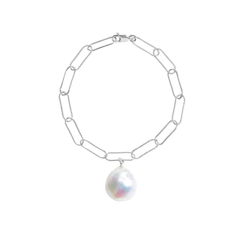 AURELIA BAROQUE PEARL CHAIN BRACELET