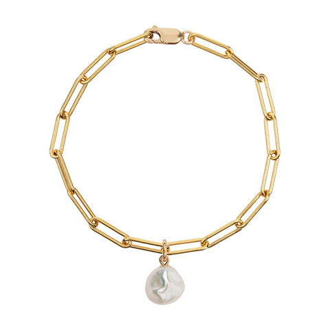 AETIA KESHI PEARL CHAIN BRACELET