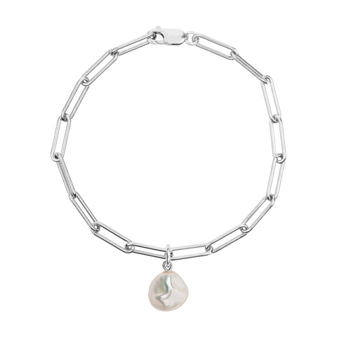 AETIA KESHI PEARL CHAIN BRACELET