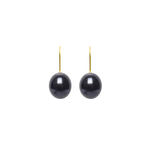 ARCHI DROP PEARL HOOK EARRINGS