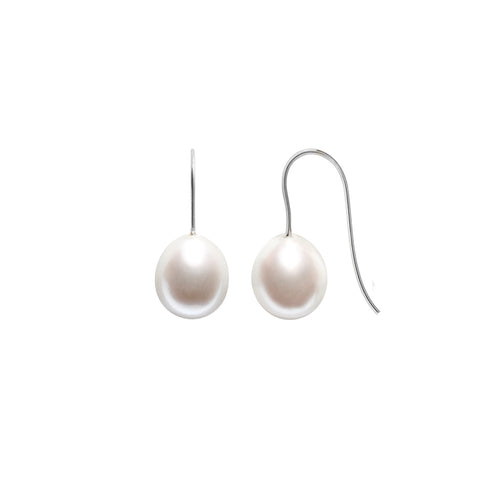 ARCHI DROP PEARL HOOK EARRINGS