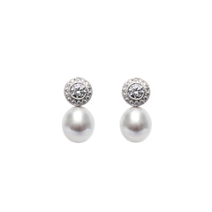 HALO PEARL EARRINGS