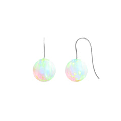SEA OPAL HOOK EARRINGS | LARGE