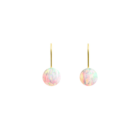 SUN OPAL HOOK EARRINGS | SMALL