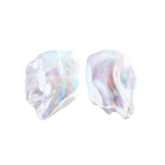 XXL SABRE PEARL STUD EARRINGS