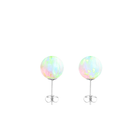 SEA OPAL STUD EARRINGS