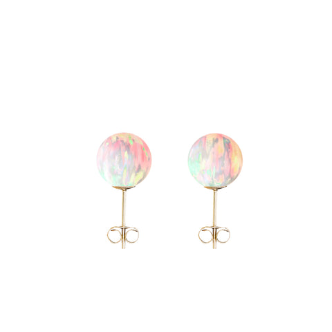 SUN OPAL STUD EARRINGS